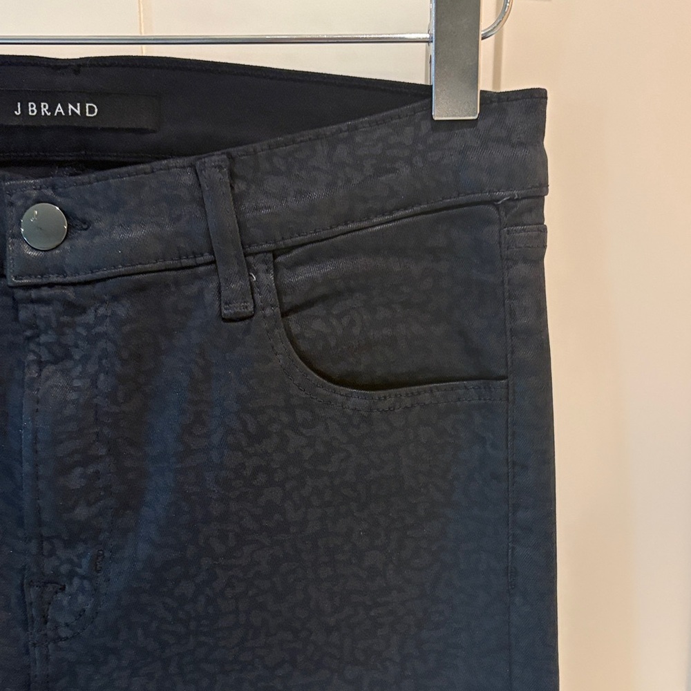 J Brand Women's Alana High Rise Crop Skinny Delirious Faith wash coated Jeans